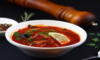 солняка с рыбой