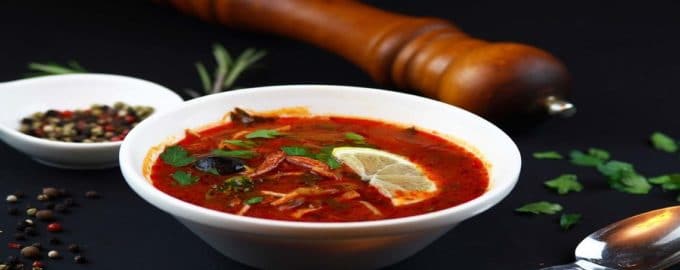 солняка с рыбой