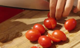 нарезка томатов