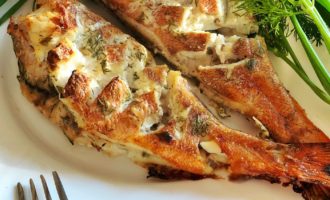 окунь с сыром