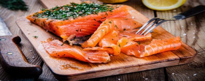 соленая красная рыба