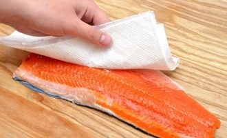 разделка красной рыбы