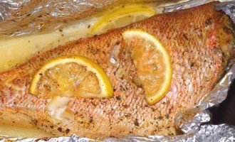 окунь маринованный с лимоном