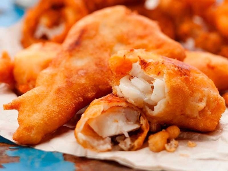 рыбное филе в пивном кляре 