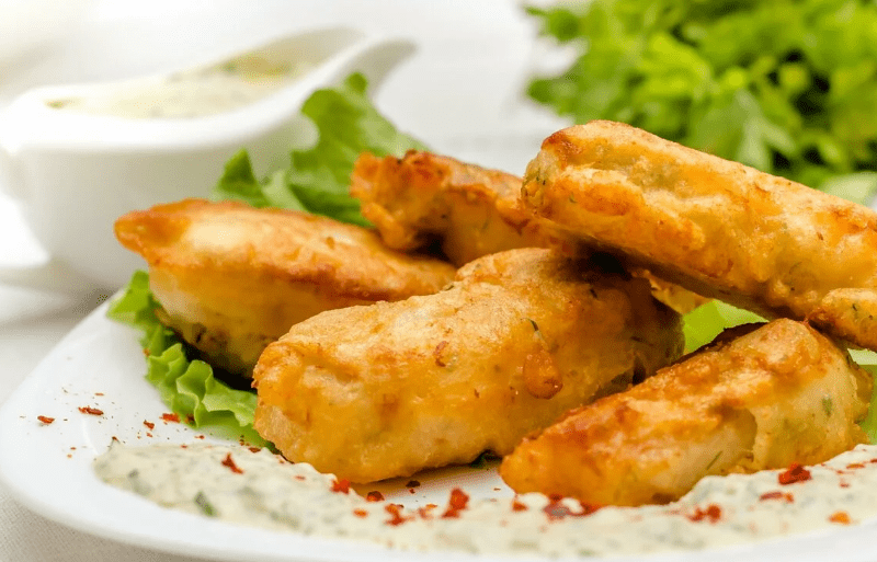 рыба в молочном кляре 