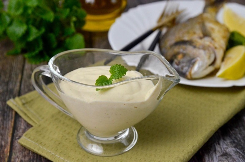 соус из сливок с зеленью 