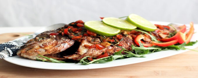 вариант подачи блюда из леща