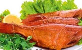 окунь копченный