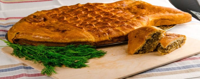 пирог с рыбой