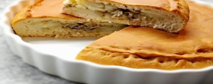 вкусный рыбный пирог
