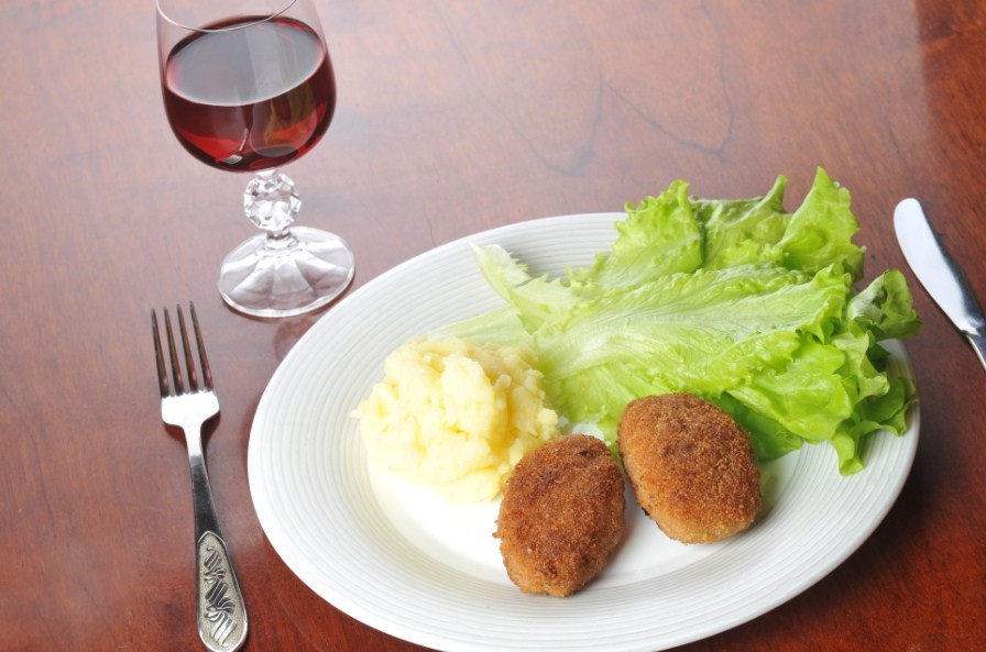 котлеты с гарниром