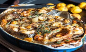 вариант приготовления сытного ужина из толстолобика