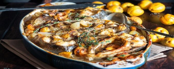 вариант приготовления сытного ужина из толстолобика