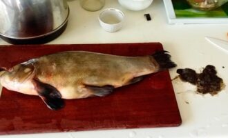 разделка рыбы линь
