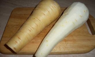 очистка моркови