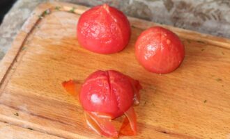 очистка томатов от кожуры