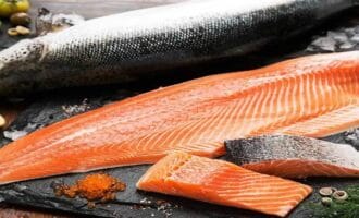 мякоть лосося без кости