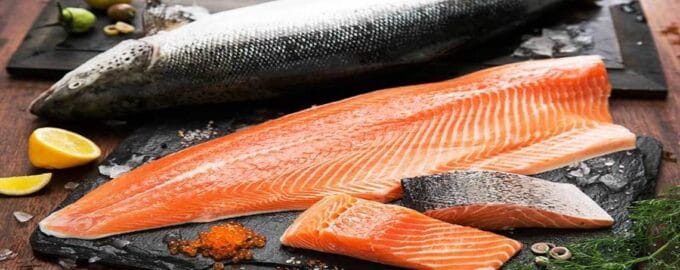 мякоть лосося без кости