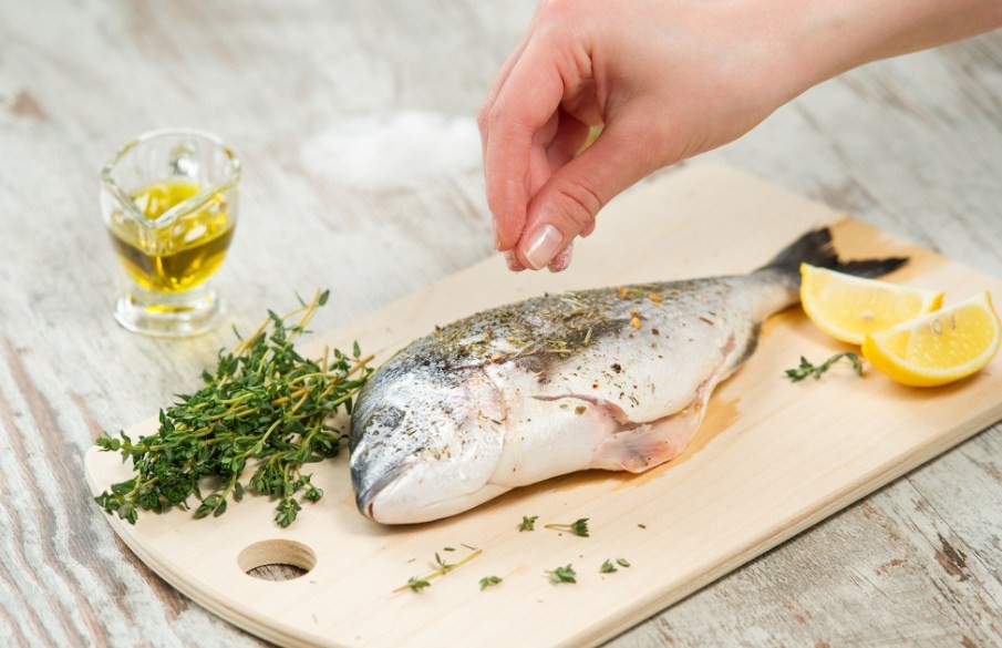 рыба со специями 