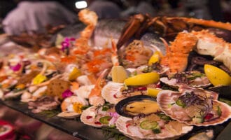 разнообразие морепродуктов