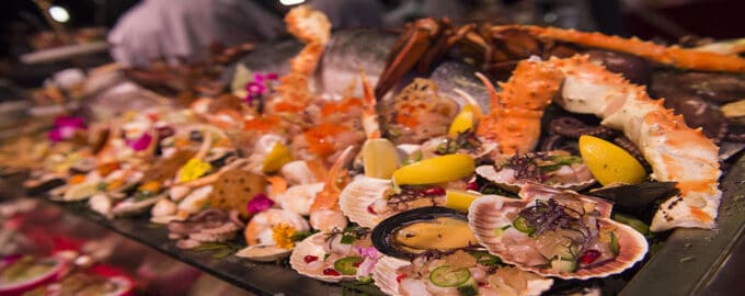 разнообразие морепродуктов