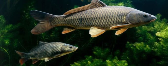 сазан в естественной среде обитания