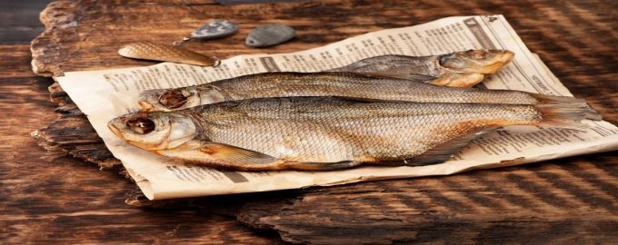 плотва соленая и высушенная