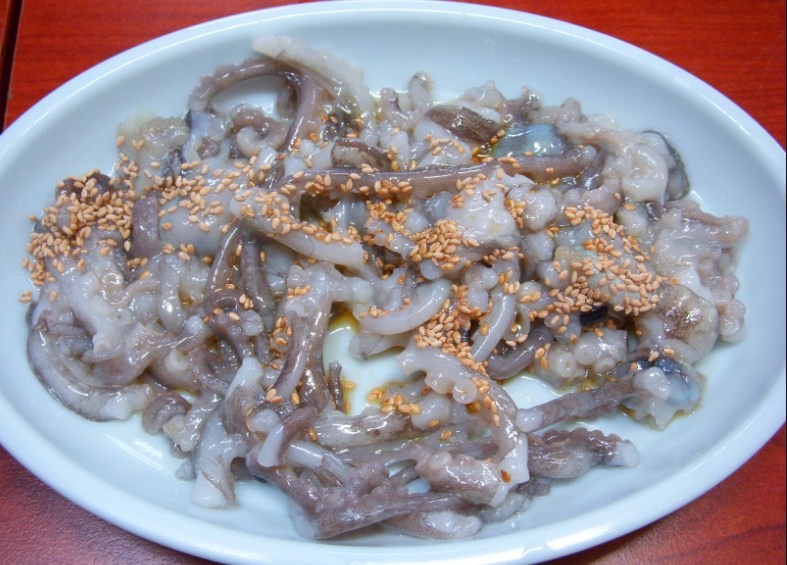 блюдо из осьминога