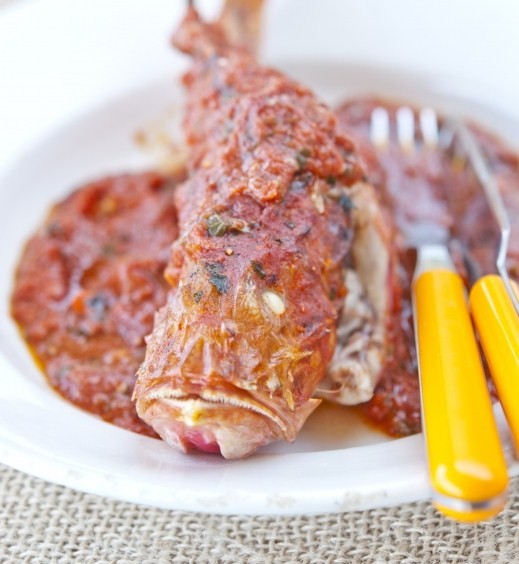 блюдо из скорпены