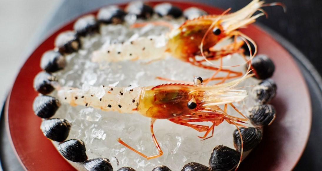 креветки в алкоголе