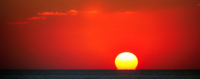 красное море на закате