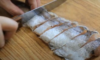 нарезка рыбы