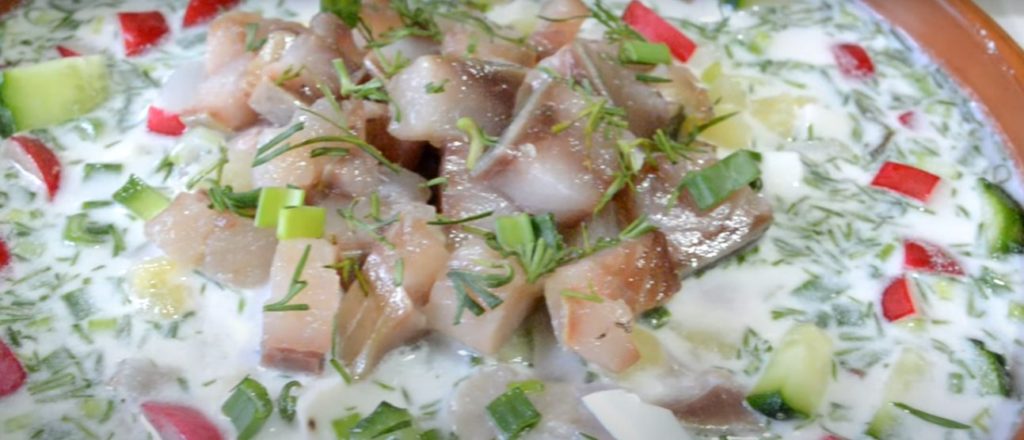 заправка летней окрошки