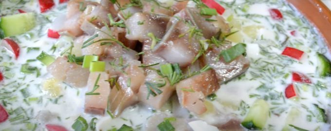 заправка летней окрошки