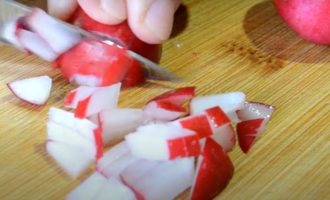 нарезка редиса