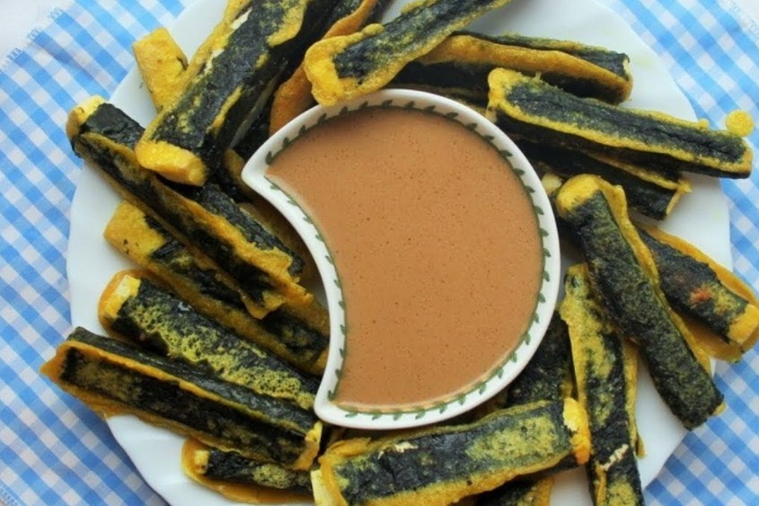 вегетарианская рыба из тофу 