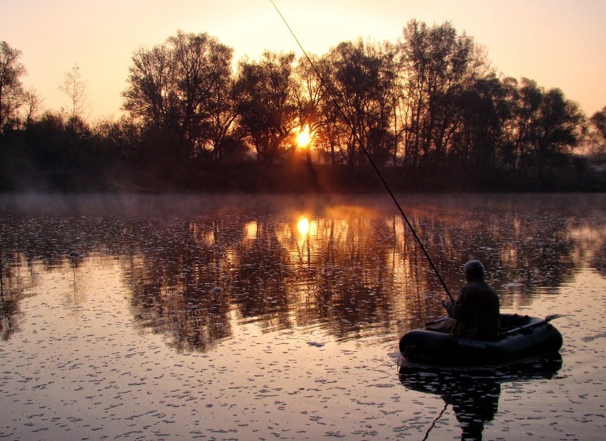 осенняя рыбалка 