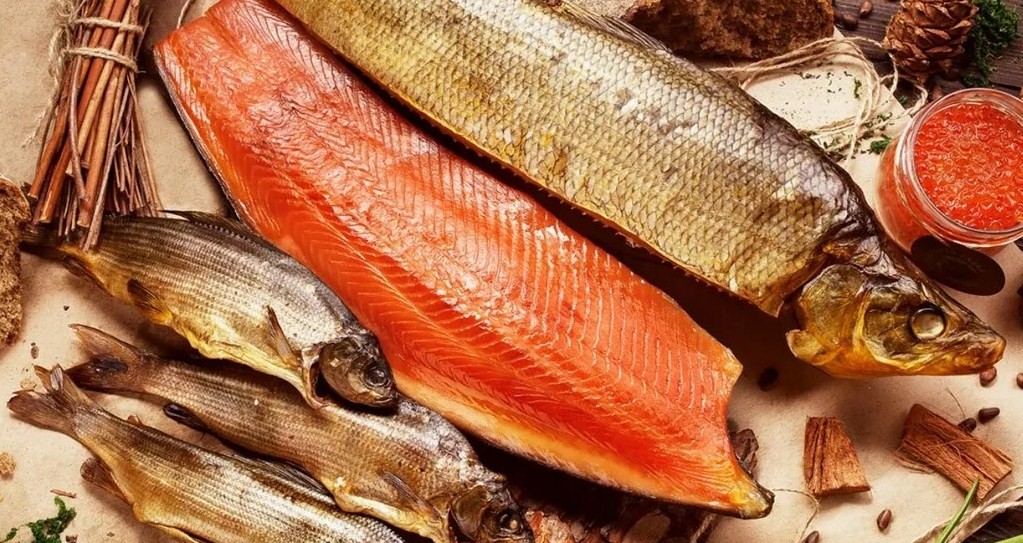 высушенная красная рыба