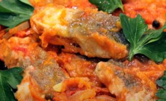 как выглядит хек в томате