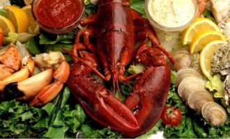 разнообразные морские деликатесы