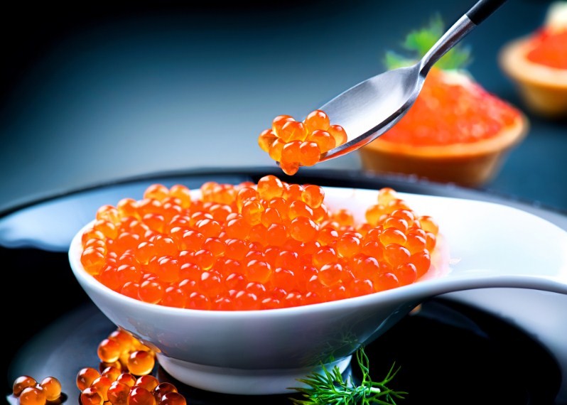 внешний вид красной икры
