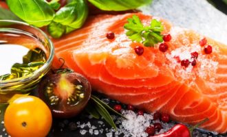 рыба с зеленью