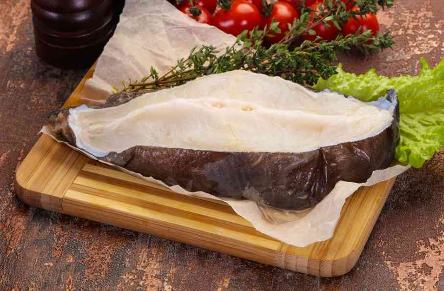 стейк зубатки