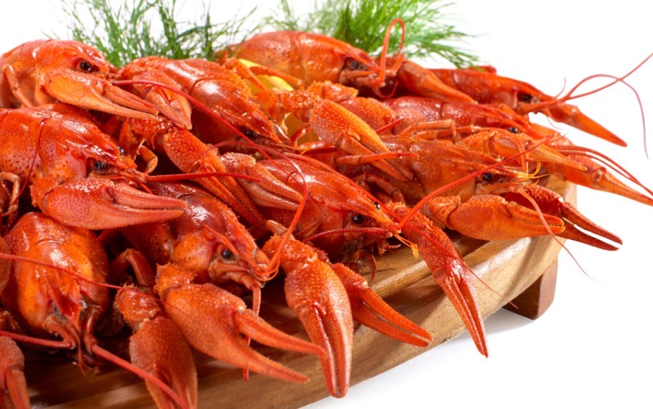 отварные раки 