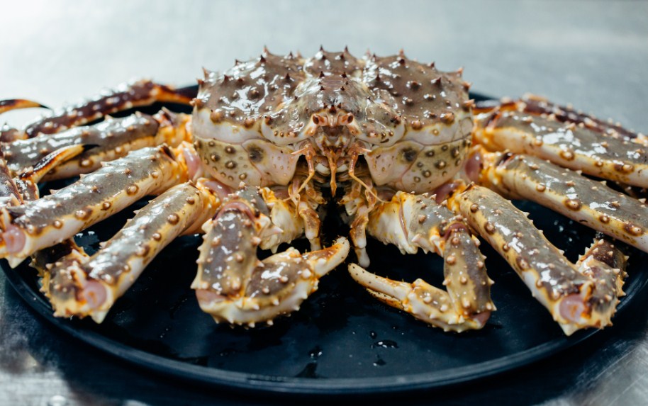 свежий краб 