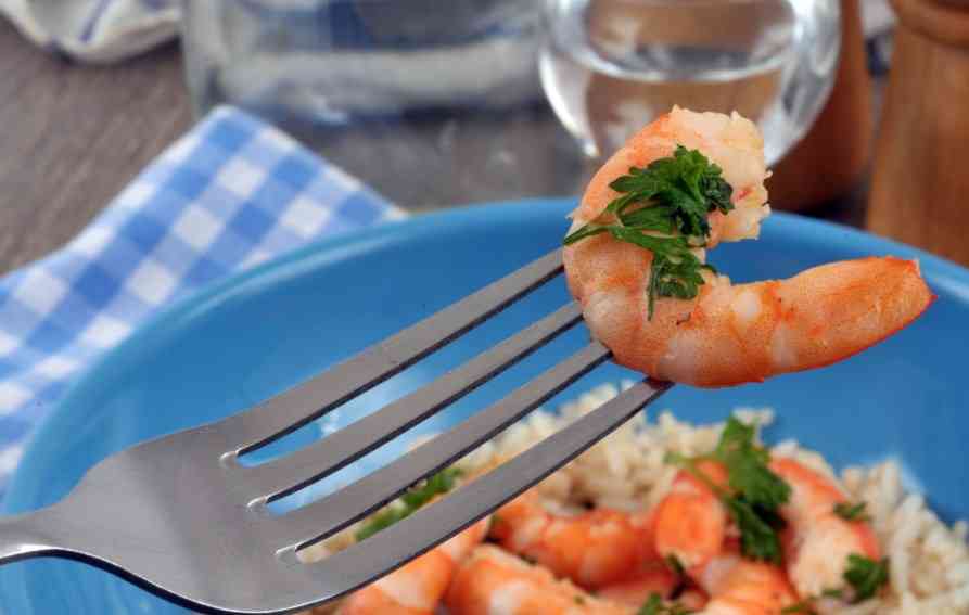 отварные креветки