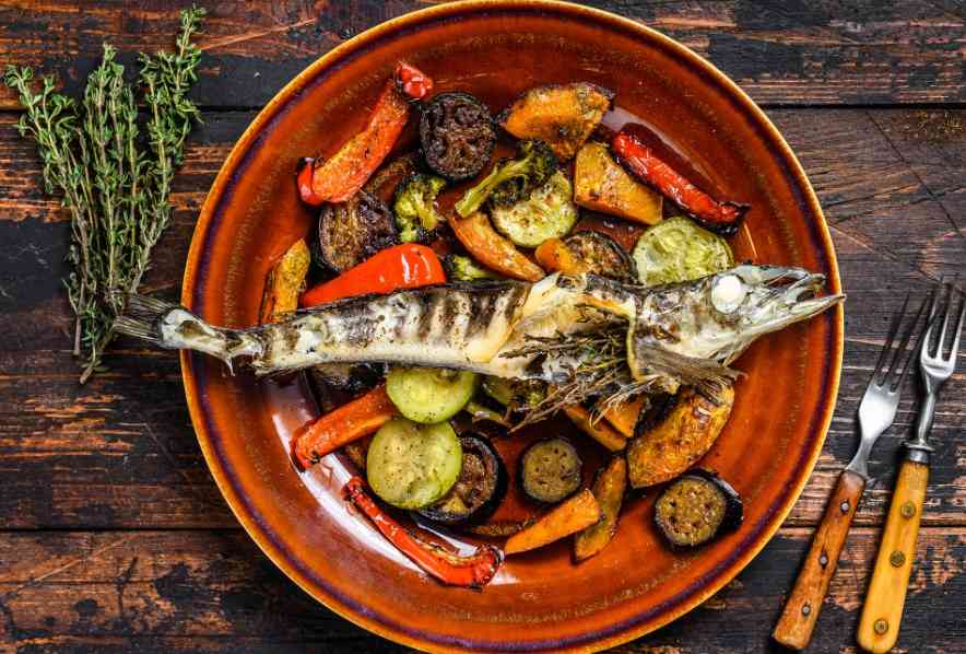 ледяная с овощами 