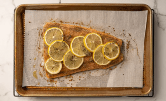готовая семга с лимоном в духовке