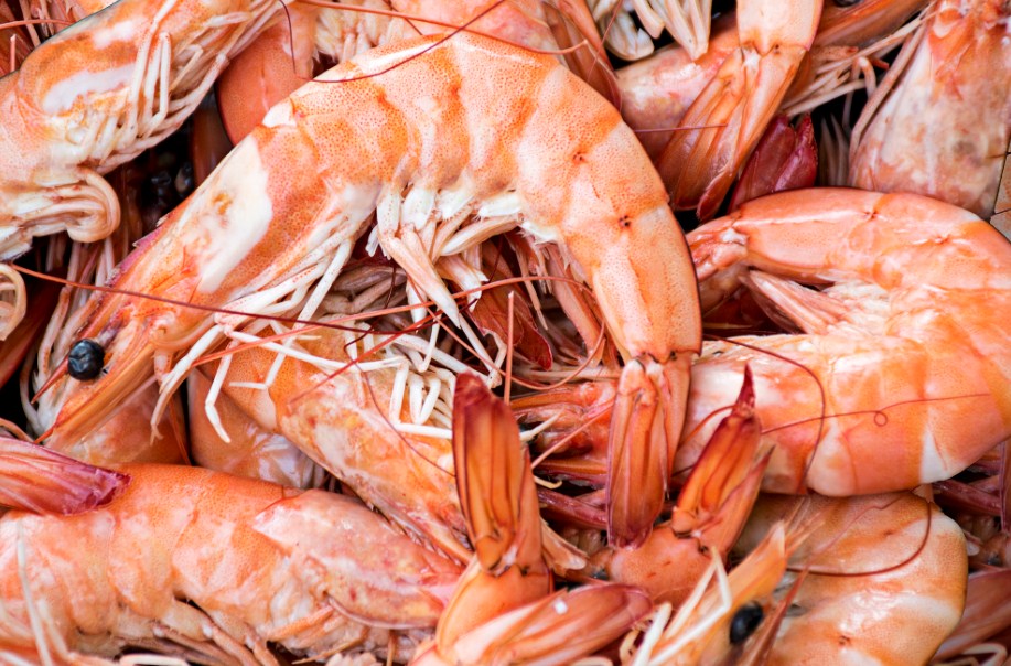 вареные креветки