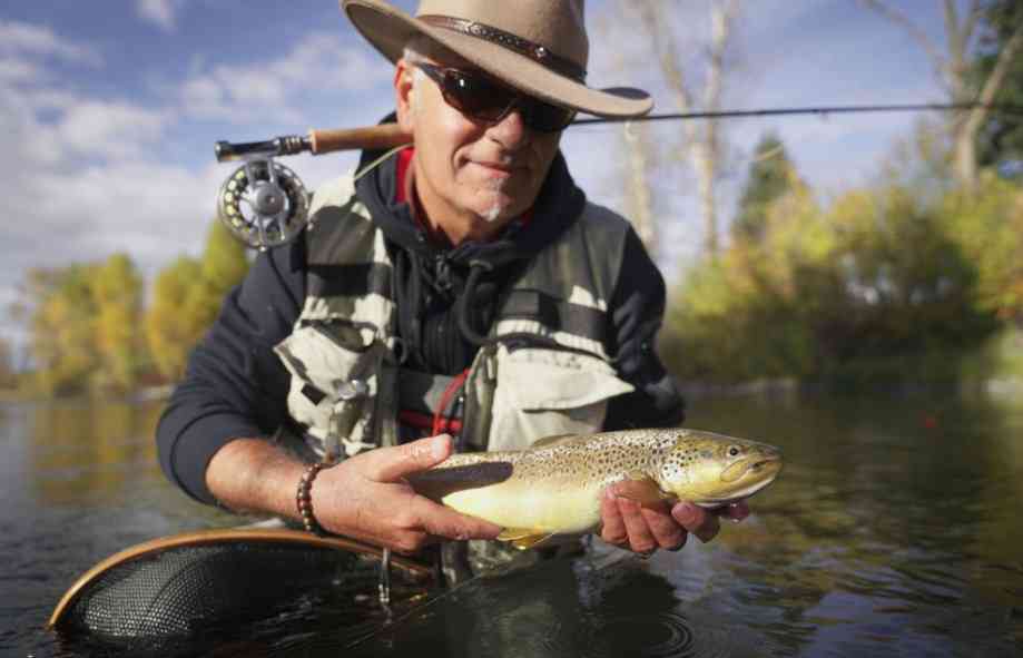 пойманная форель